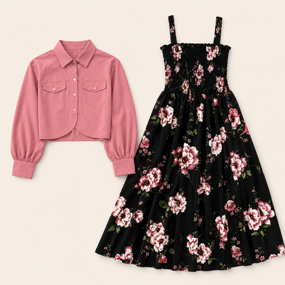 Blush Blossom Dress Set | K-4