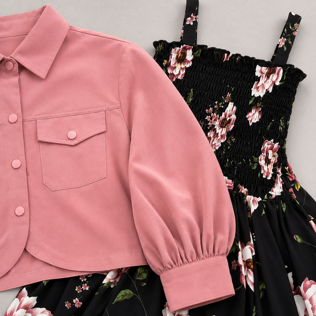 Blush Blossom Dress Set | K-4